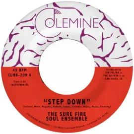 Виниловая пластинка The Sure Fire Soul Ensemble – Step Down 7" Clear (Релиз 2022)