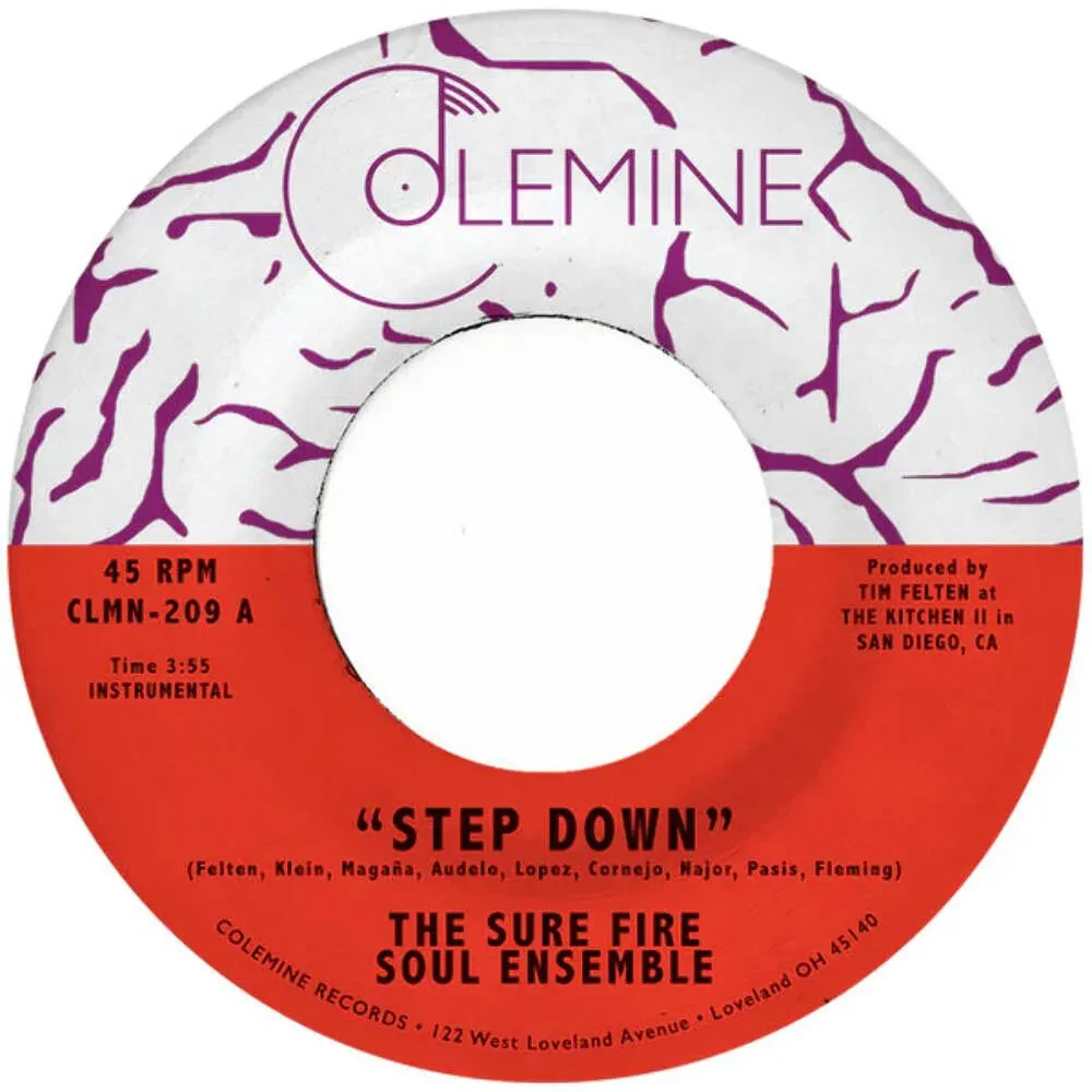 Виниловая пластинка The Sure Fire Soul Ensemble – Step Down 7" Clear (Релиз 2022)