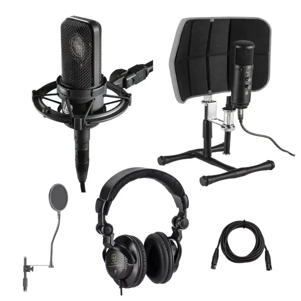 Студийный микрофон Audio-technica AT4040 Black с аксессуарами