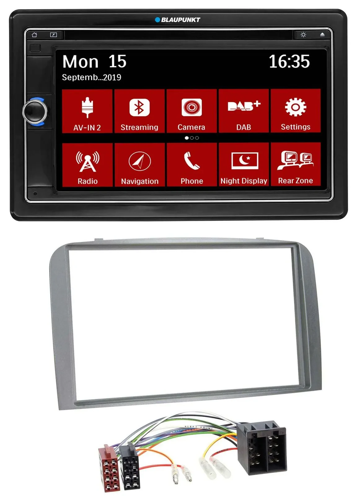 Blaupunkt Bluetooth DAB 2DIN USB DVD MP3 Autoradio für Alfa Romeo 147 GT 00-10 s