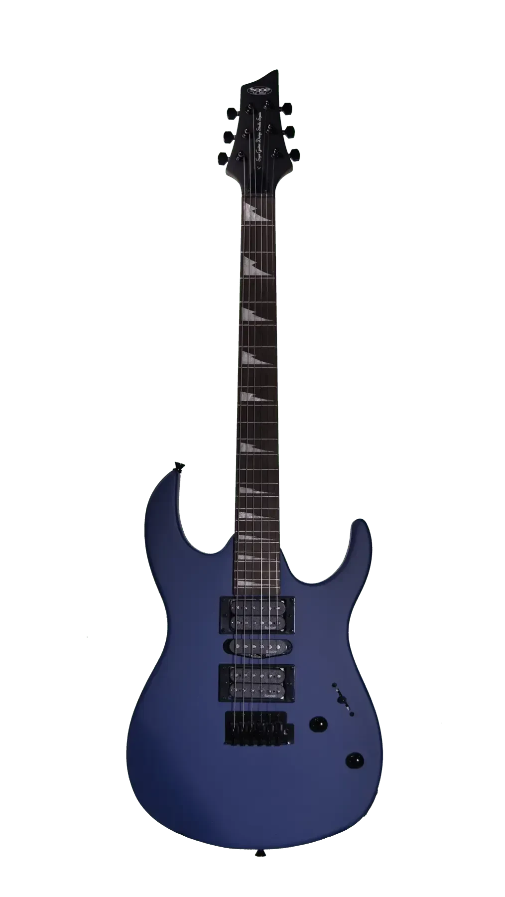 Электрогитара SQOE SEIB370 Superstrat HSH Matte Blue