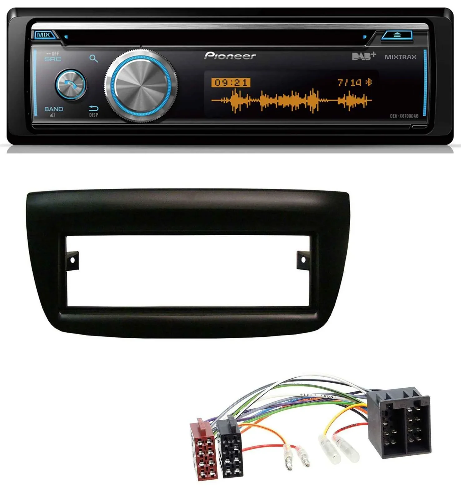 Автомагнитола для Fiat Doblo 2012–2015, Opel Combo 2010–2015 Pioneer CD/MP3, USB, Bluetooth, DAB