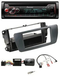 Автомагнитола Pioneer DAB, CD, Bluetooth, USB для Seat Ibiza, черный