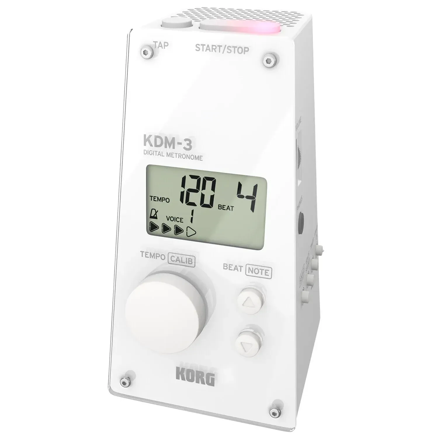 Метроном электронный KORG KDM-3 White