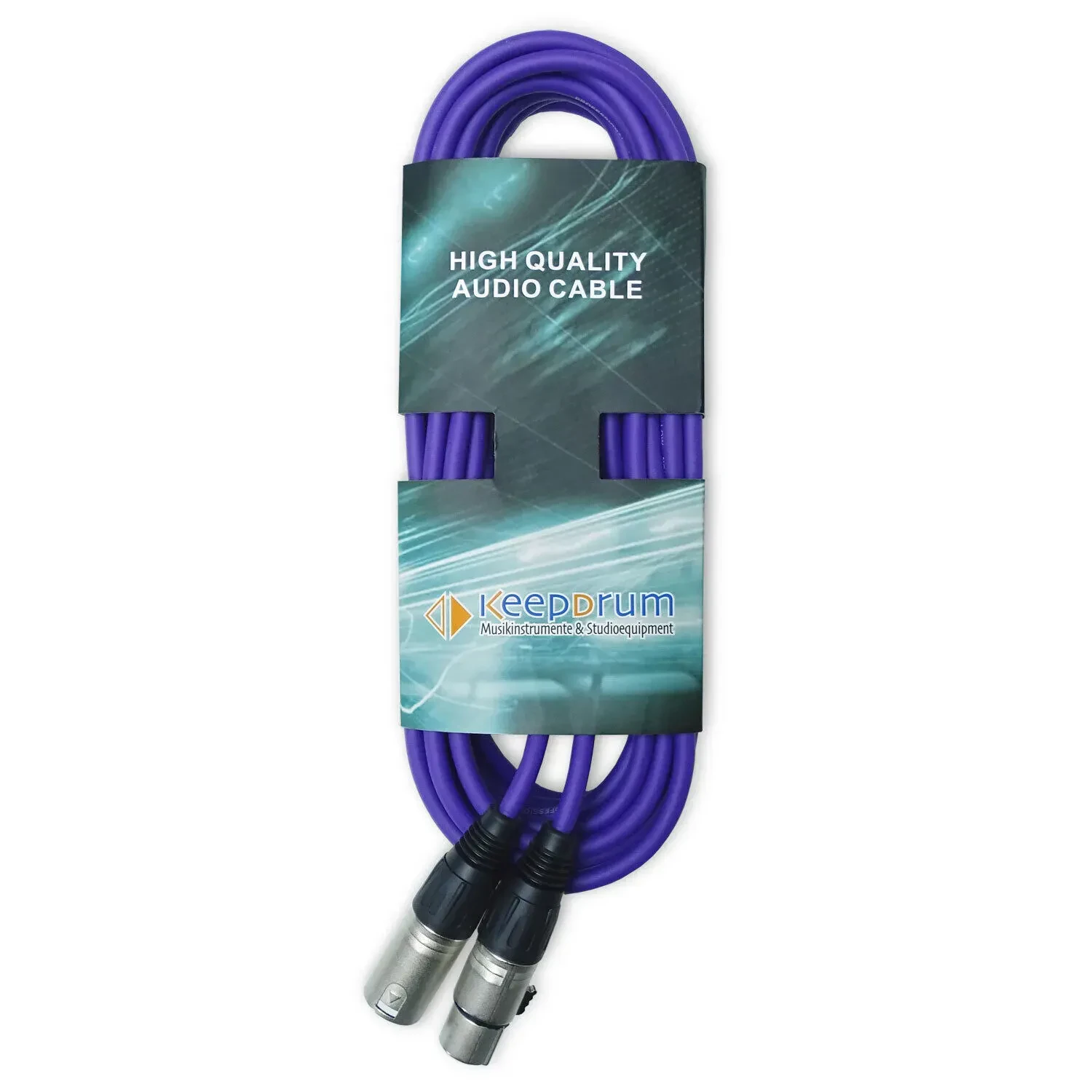 Микрофонный кабель keepdrum MC-001XX Purple 10 м