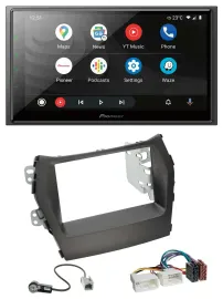 Pioneer USB 2DIN DAB MP3 Bluetooth Autoradio für Hyundai Santa Fe ab 12 ohne Nav