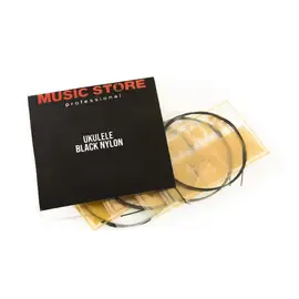 Струны для укулеле Music Store Ukulele Strings Black Nylon