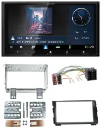 Kenwood Bluetooth 2DIN USB DAB MP3 Autoradio für Kia Ceed 09-12 proCeed 11-13