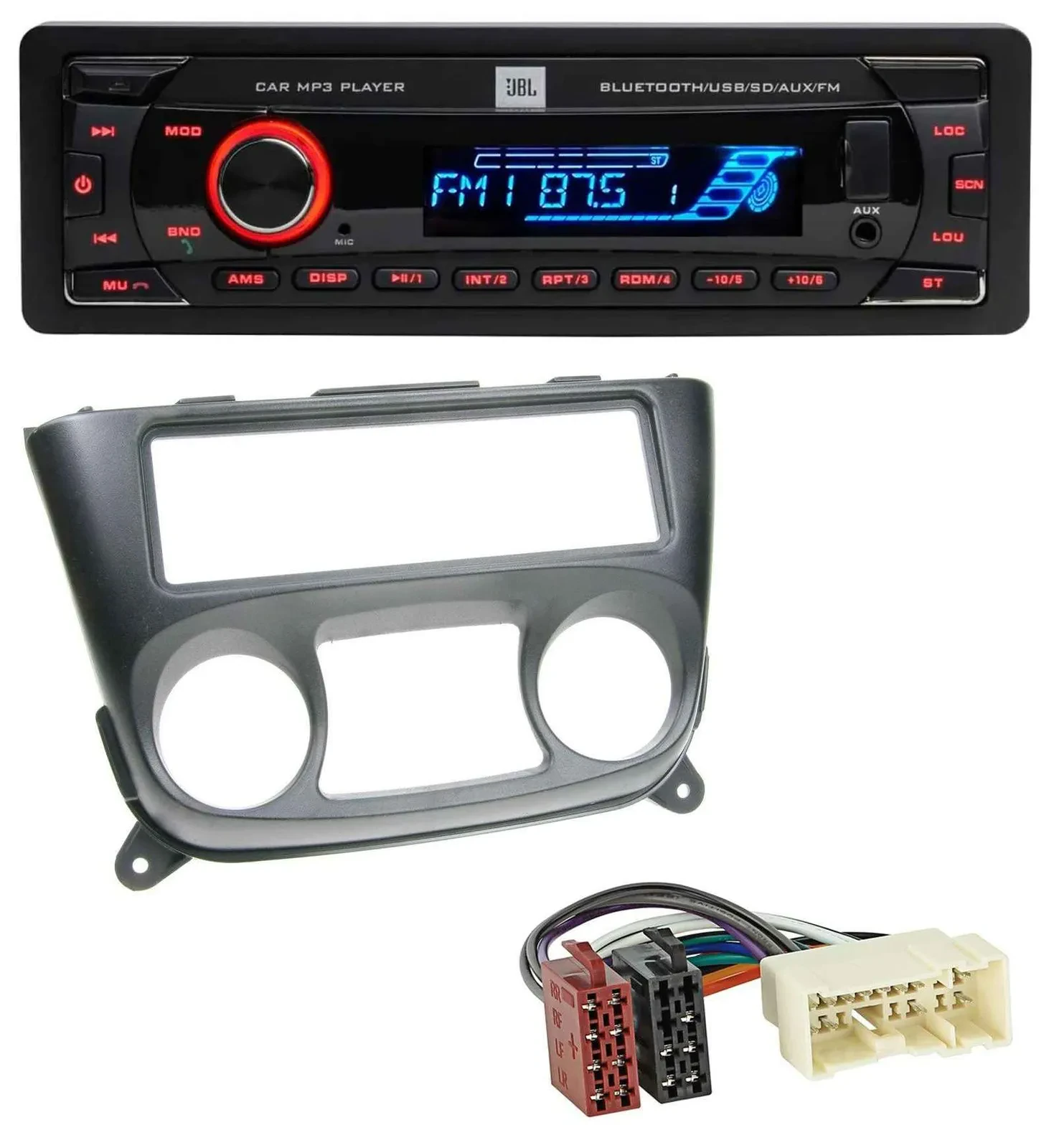 JBL AUX MP3 USB Bluetooth SD Autoradio für Nissan Almera N16 (ab 2000)