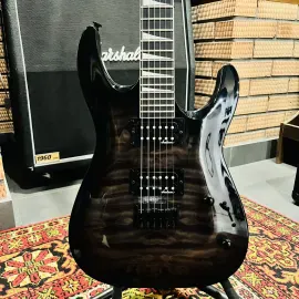Электрогитара Jackson JS Series Dinky Arch Top JS32Q DKA HT Transparent Black Burst  China 2003