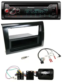 Автомагнитола Pioneer DAB CD Bluetooth USB для Fiat Bravo 2007–2014 с поддержкой кнопок на руле