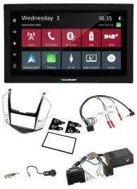 Blaupunkt DAB Bluetooth USB Lenkrad 2DIN Autoradio für Chevrolet Cruze 2011-2016