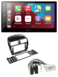 Pioneer USB MP3 DAB 2DIN Bluetooth Autoradio für Mitsubishi SpaceStar Mirage ab