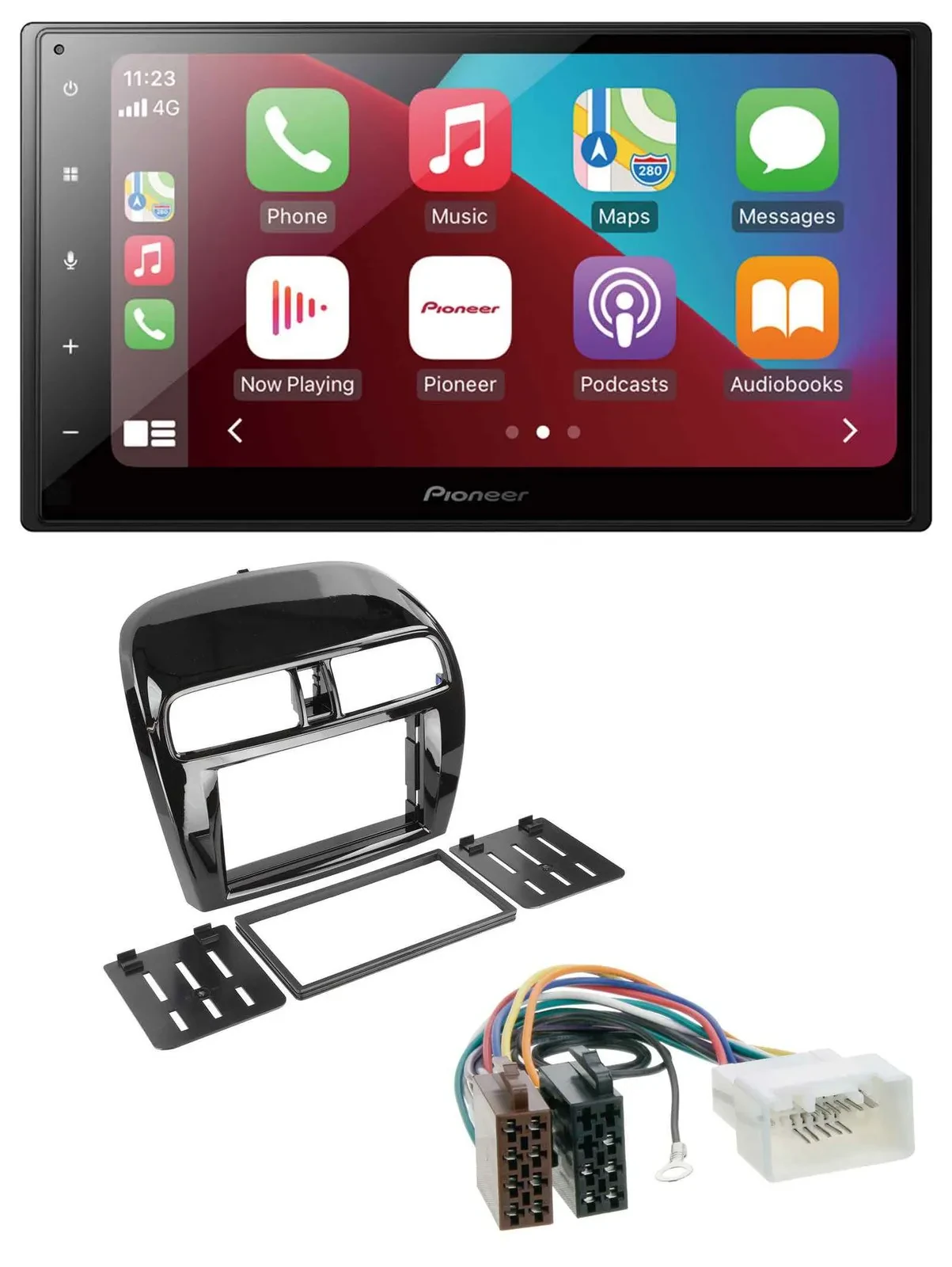 Pioneer USB MP3 DAB 2DIN Bluetooth Autoradio für Mitsubishi SpaceStar Mirage ab