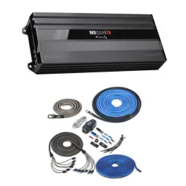 MB Quart FA2-900.5 900W RMS Class-D 5-Channel Car Amplifier with Amp Kit