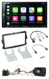 Pioneer DVD 2DIN Lenkrad DAB Bluetooth USB Autoradio für Dacia Sandero ab 13 pia