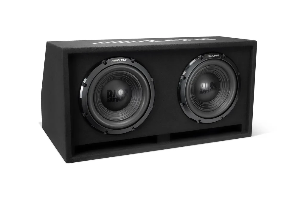 Alpine W-DB12V Loaded Dual 12" Vented Subwoofer Enclosure