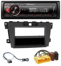 Pioneer MP3 1DIN DAB USB AUX Autoradio für Mazda CX-7 (2009-2013)