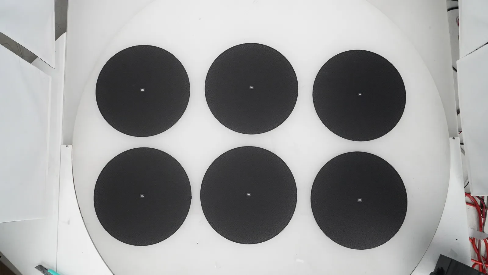 Решетка для потолочной акустики JBL MTC-418BG для Control 418, круглая, черная (набор, 6 шт.)