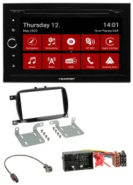Blaupunkt MP3 DVD Bluetooth DAB 2DIN USB Autoradio für Fiat 500X ab 2016 klavier