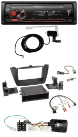 Автомагнитола Pioneer 1DIN USB DAB MP3 для Hyundai ix35 (2010–2013), черная