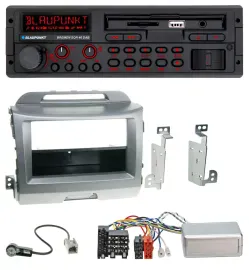 Blaupunkt SD Lenkrad USB Bluetooth DAB Autoradio für Kia Sportage 3 2010-15 silb