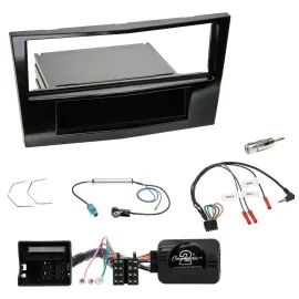 Einbauset Lenkradadapter DIN Autoradio für Opel Astra H Corsa D Zafira B Klavier