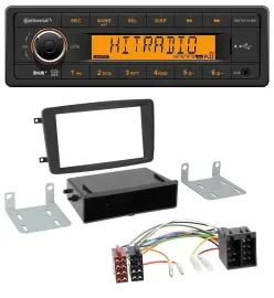 Continental 1DIN DAB MP3 AUX USB Autoradio für Mercedes C-Klasse CLK Vito Viano