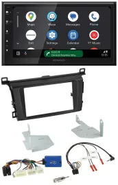 Kenwood DAB Bluetooth USB Lenkrad 2DIN Autoradio für Toyota RAV 4 ab 2013