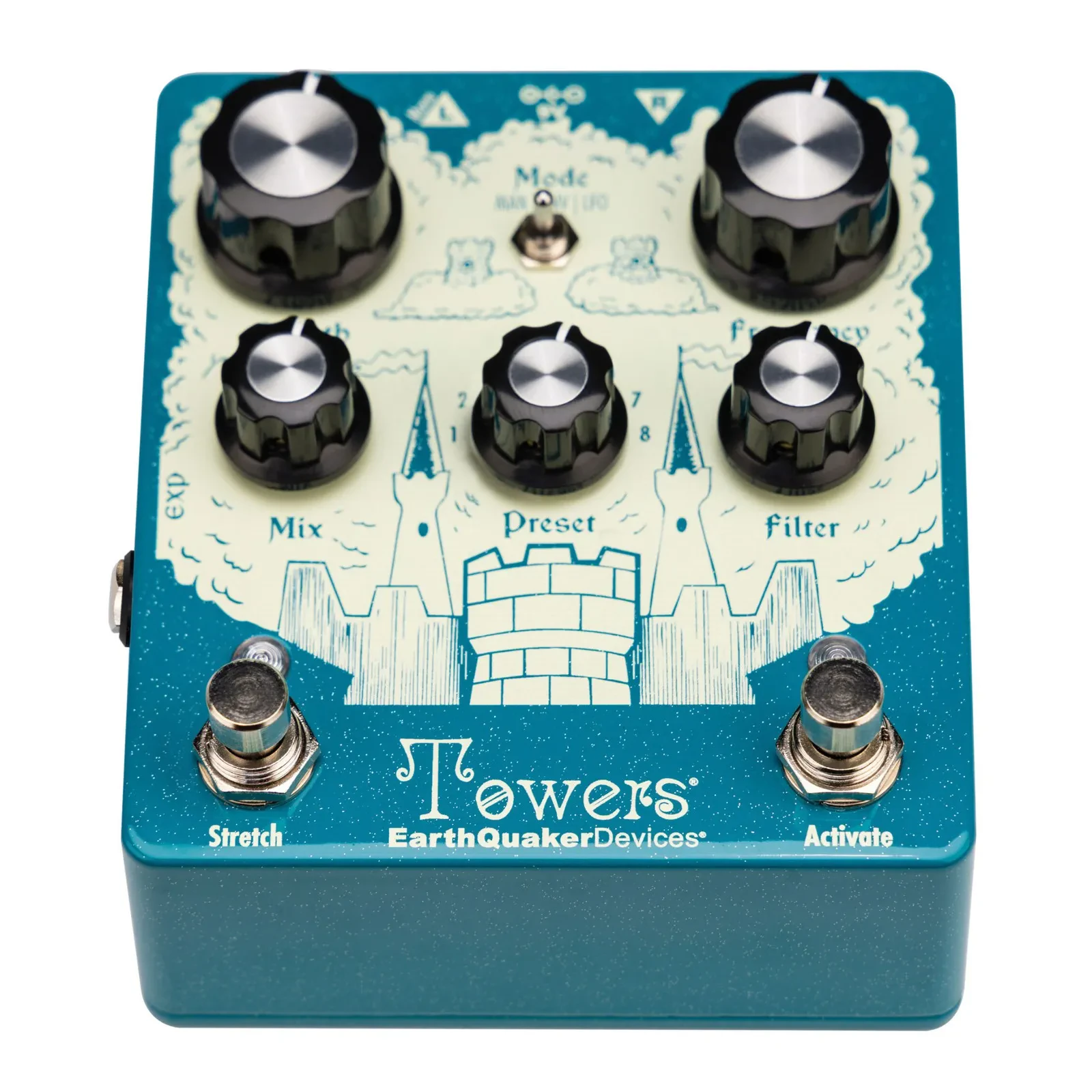 EarthQuaker Towers Soundscape Generator Stereo Reverb Pedal