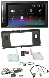 Автомагнитола для Land Rover Evoque 2011–2013 Pioneer 2DIN, DAB, Bluetooth, USB