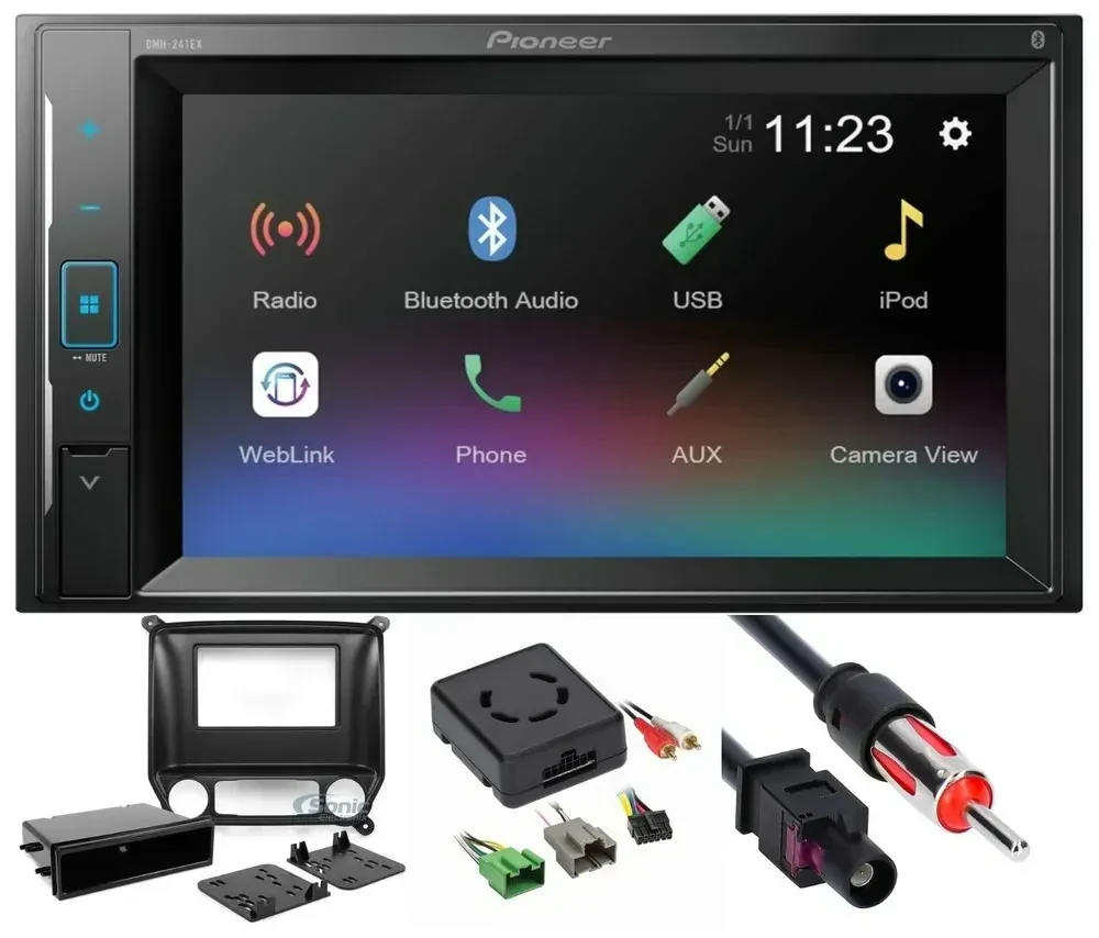 Автомагнитола для Chevrolet Silverado (2014–2018) Pioneer 2 DIN, Bluetooth