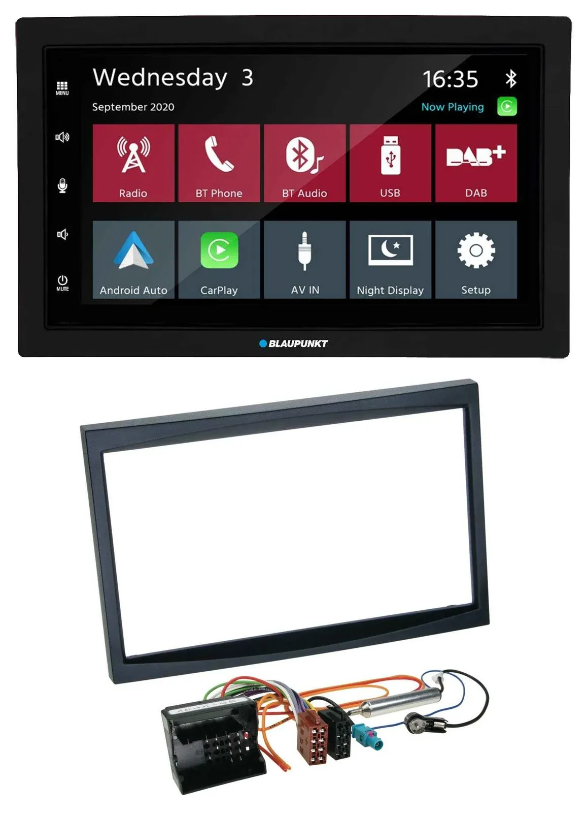 Blaupunkt DAB Bluetooth USB MP3 2DIN Autoradio für Citroen C3 C2 Berlingo Jumpy