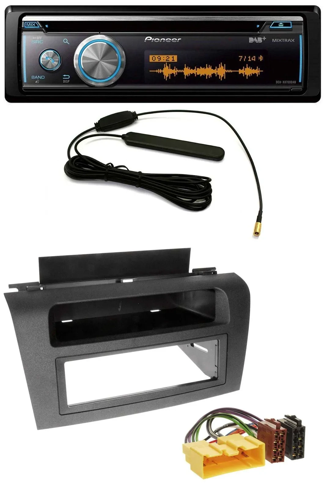 Pioneer CD USB Bluetooth DAB MP3 Autoradio für Mazda 3 (2004-2008)