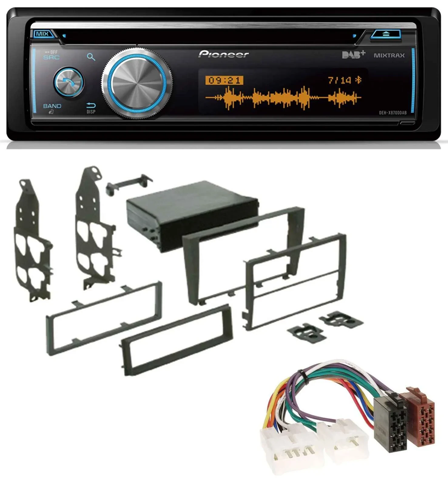 Pioneer MP3 DAB USB CD Bluetooth Autoradio für Lexus IS 300 (XE1, 2001-2005)