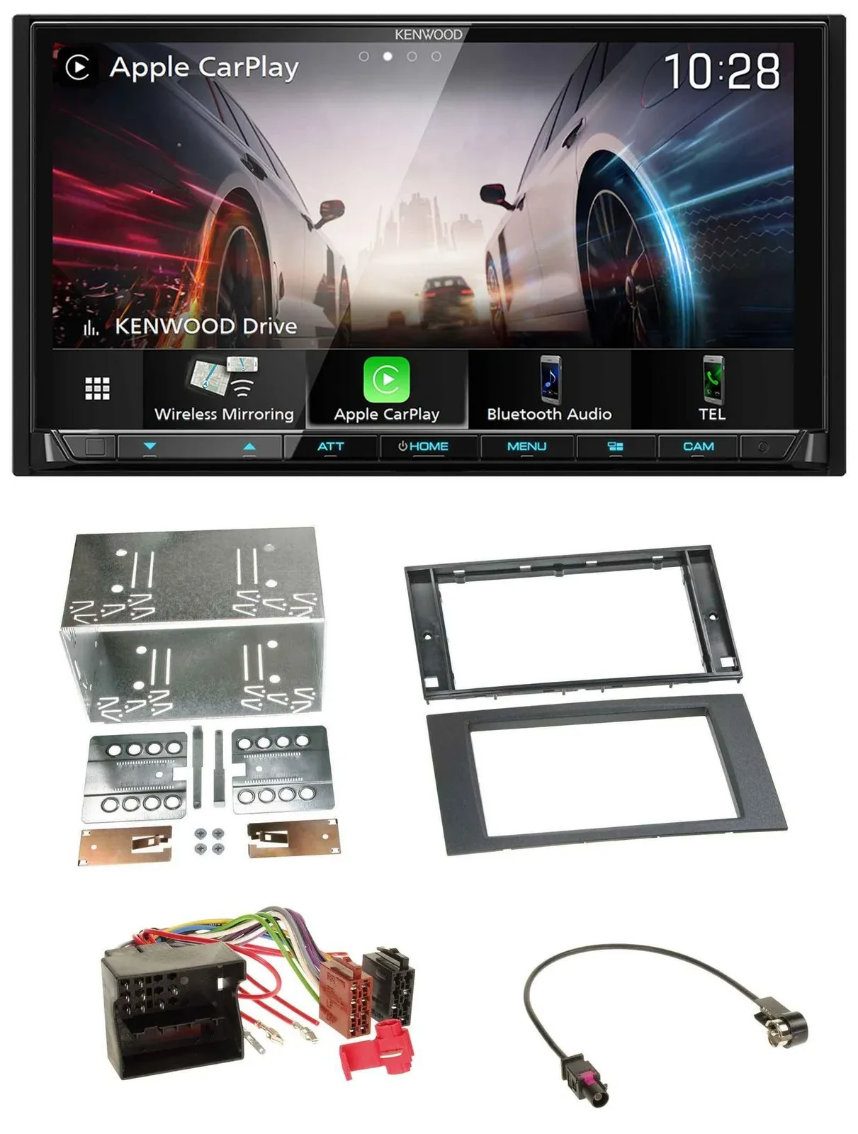 Kenwood MP3 2DIN USB DAB Bluetooth Autoradio für Ford Focus C-Max S-Max Galaxy 0