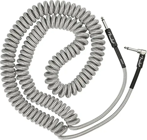 Инструментальный кабель Fender Professional Series Coil Instrument Cable, 30ft, White Tweed