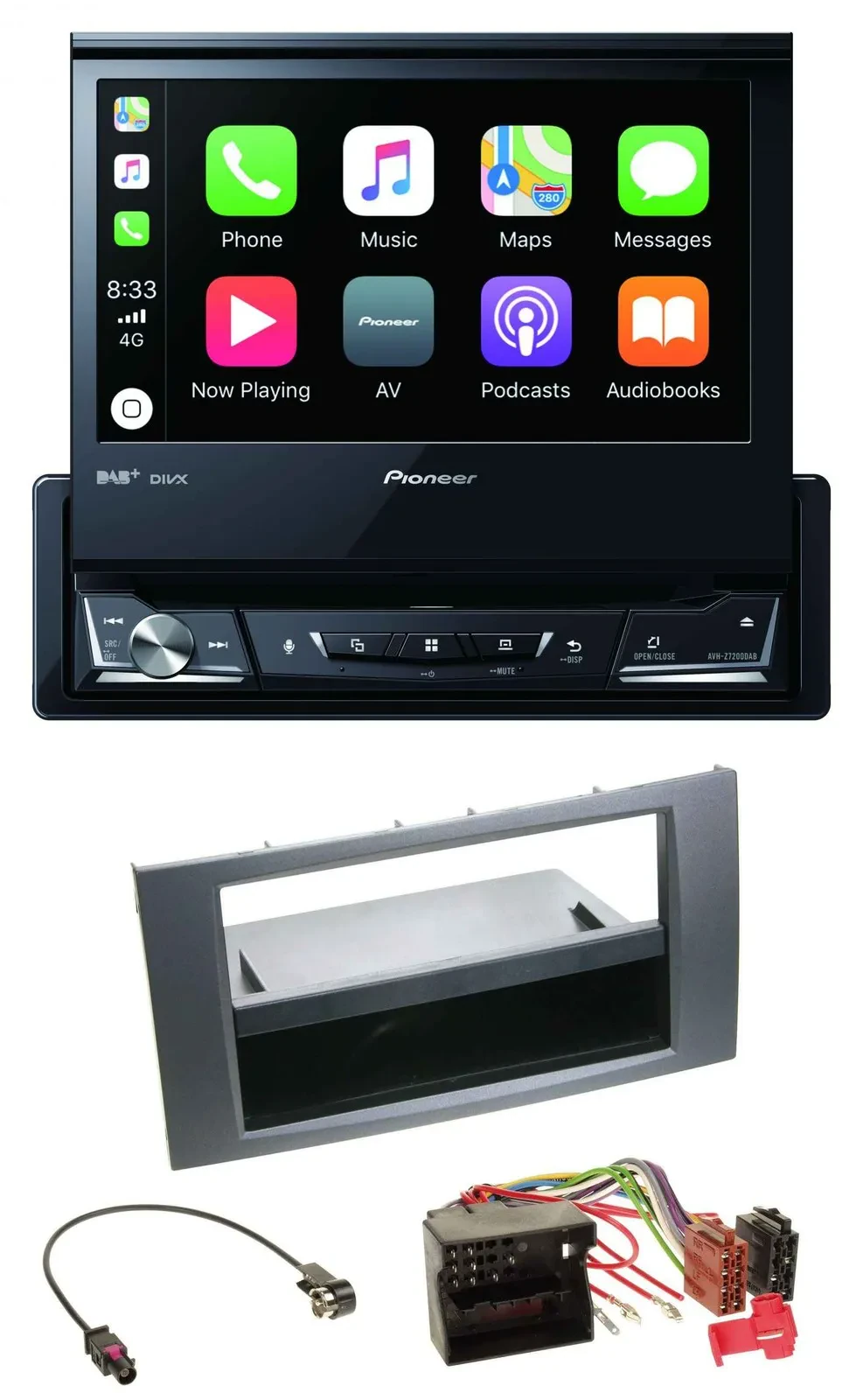 Pioneer DVD Bluetooth DAB USB MP3 Autoradio für Ford Fusion Kuga Transit 05-12 a