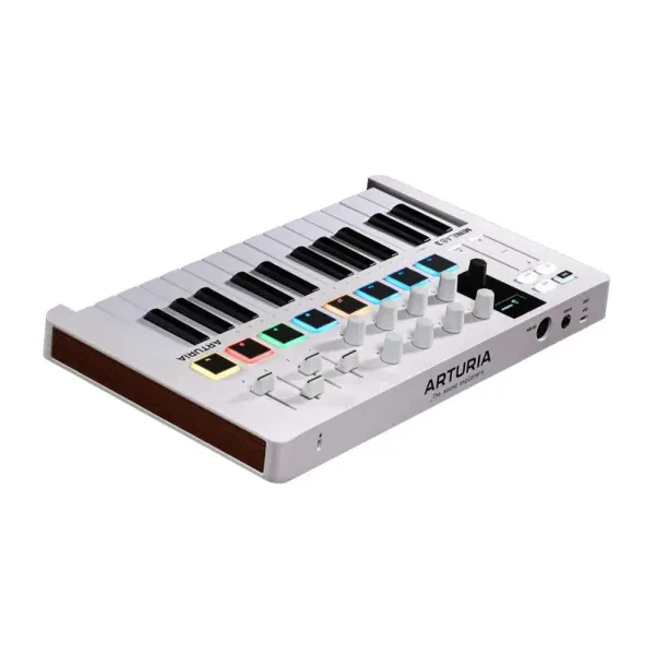 Arturia MiniLab 3 Mini Hybrid Keyboard Controller with Creative Software White