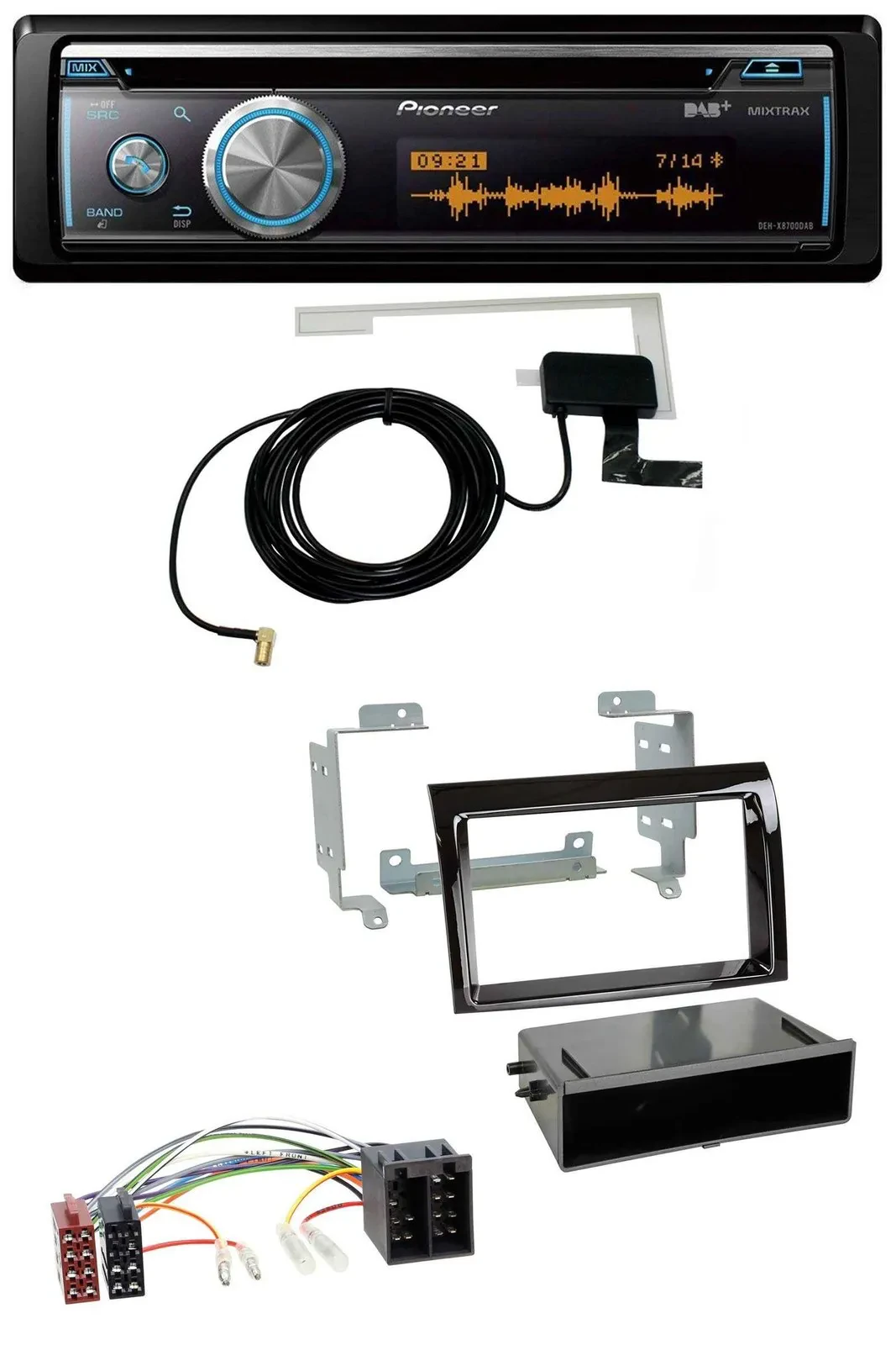 Pioneer Bluetooth DAB MP3 USB CD Autoradio für Fiat Ducato Citroen Jumper 06-11