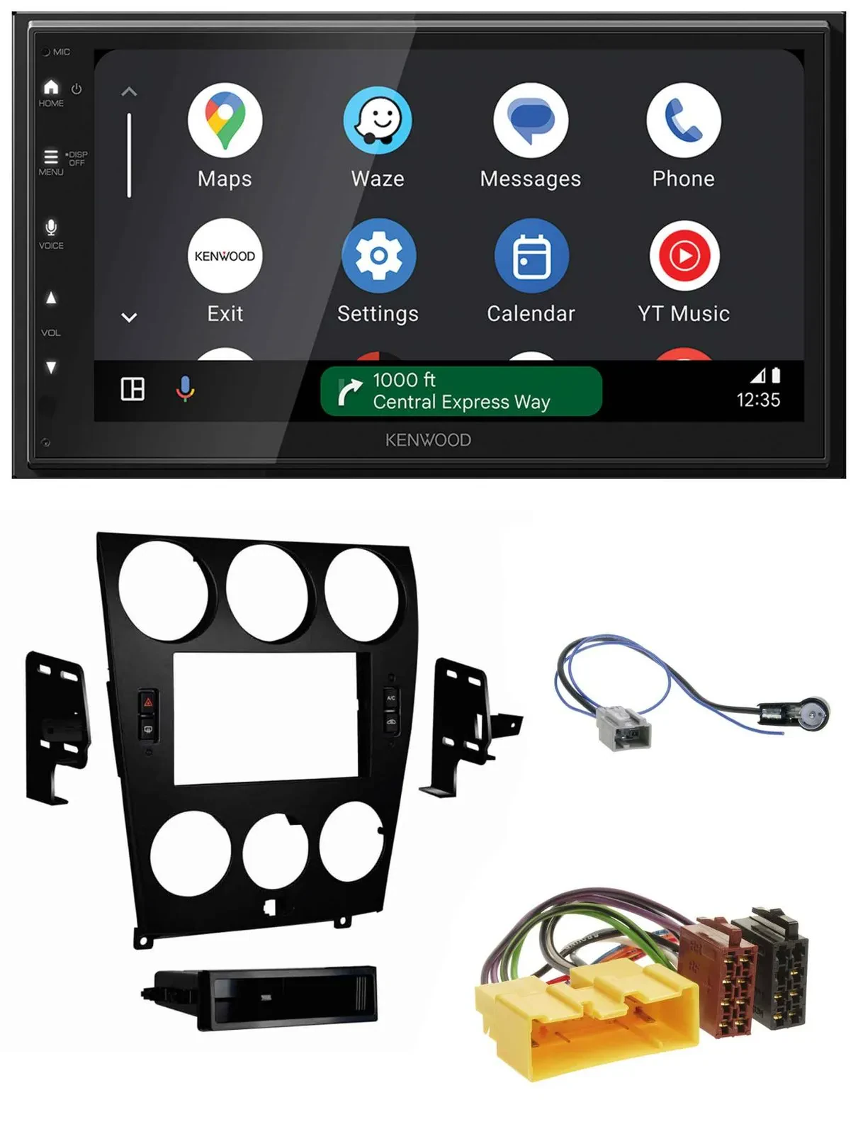 Kenwood DAB Bluetooth USB MP3 2DIN Autoradio für Mazda 6 (2006-2008)