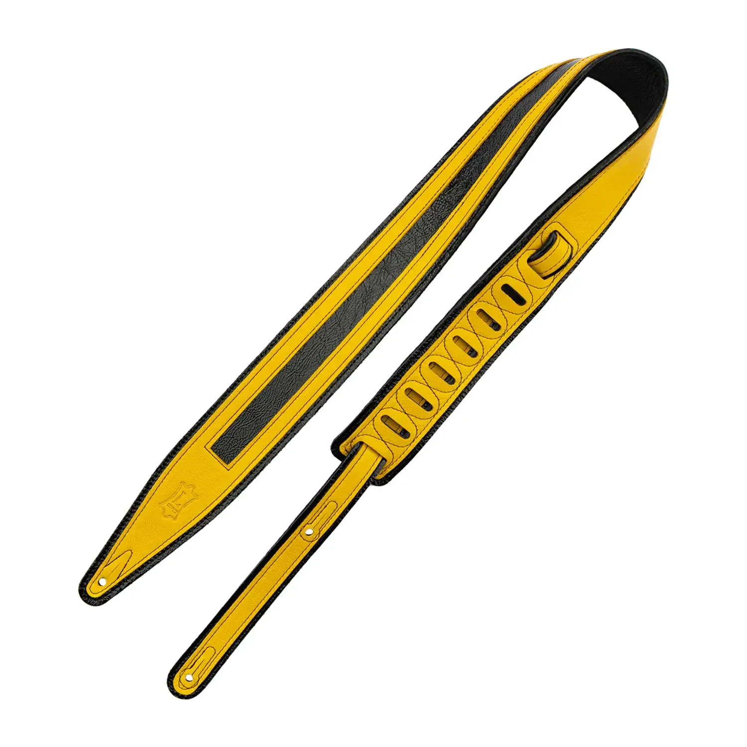 Ремень для гитары Levy's x Jodi Head MJH317-003 Icon Series Leather Dragon Stripe