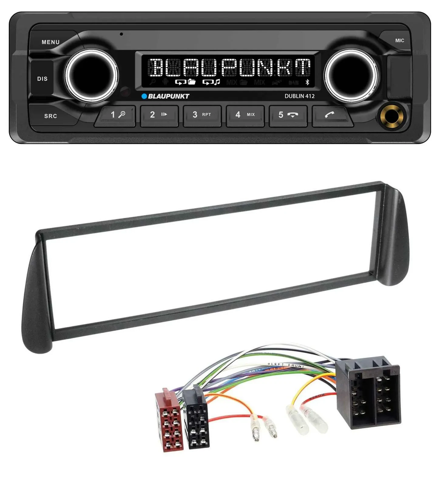 Blaupunkt MP3 Bluetooth USB AUX Autoradio für Citroen Xsara Picasso (ab 2000)