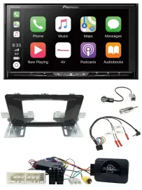 Pioneer 2DIN Lenkrad USB DAB DVD Bluetooth Autoradio für Hyundai H 350 ab 2016