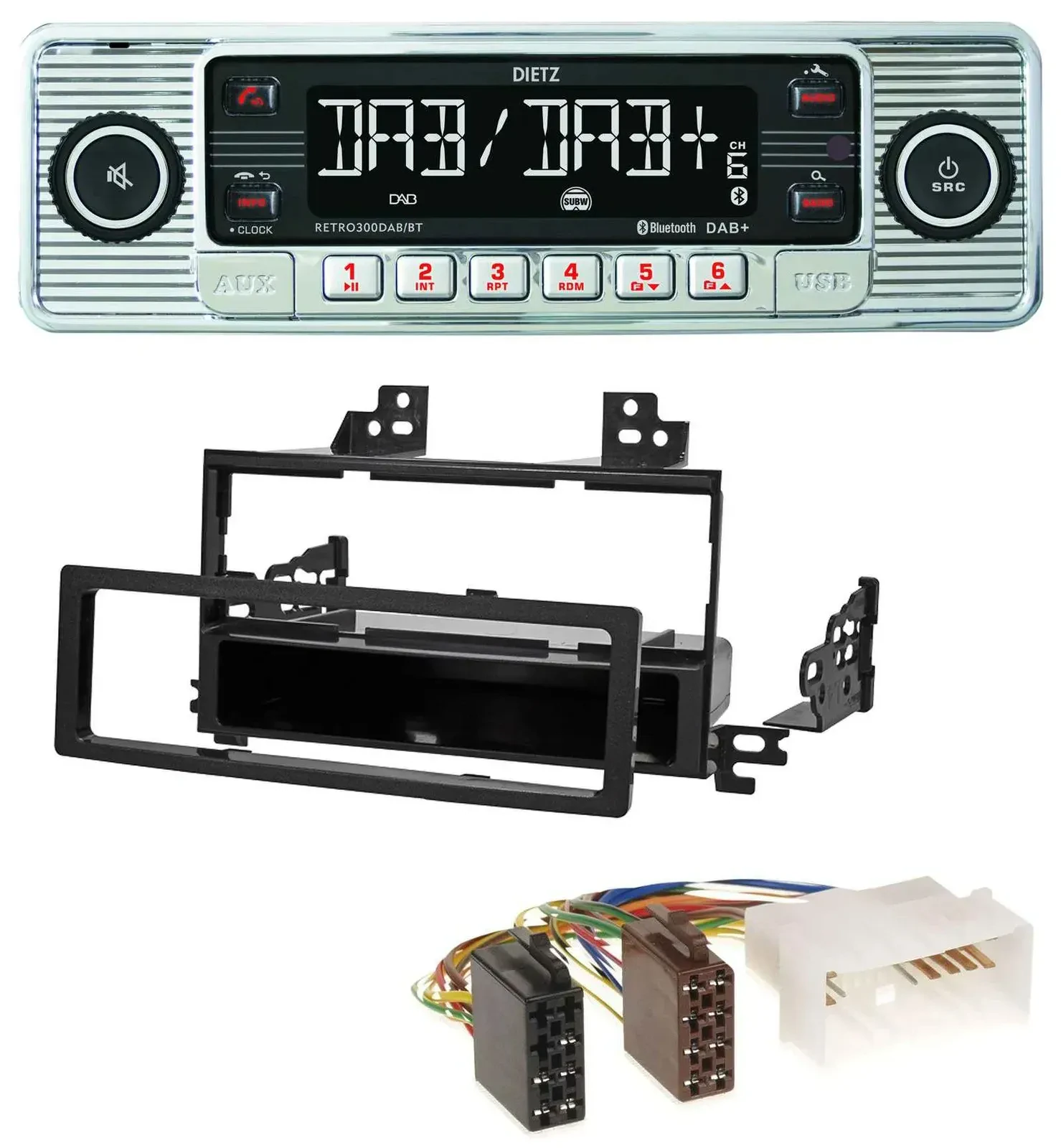 Dietz Bluetooth MP3 DAB USB Autoradio für Kia Rio Hyundai Accent 2006-2011