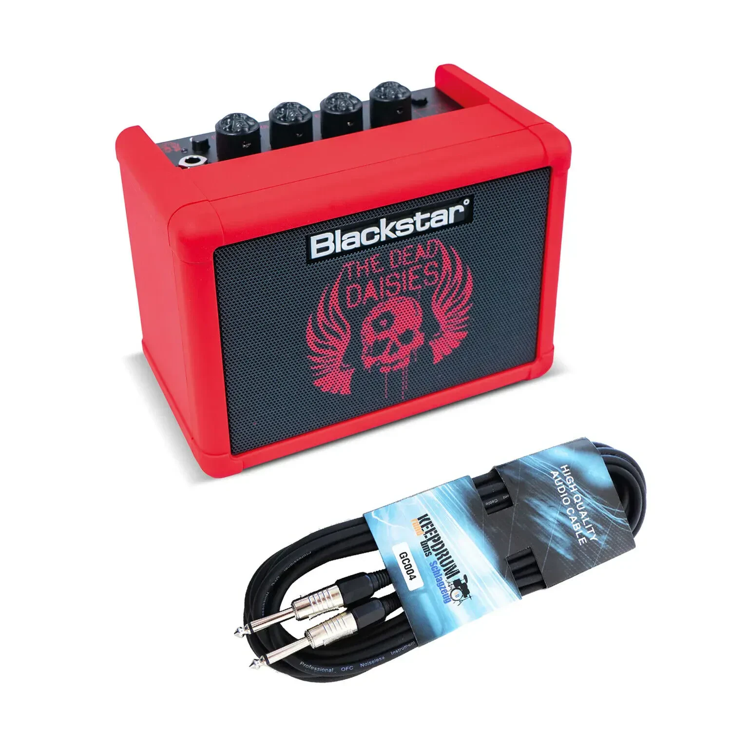 Blackstar FLY 3 Bluetooth Mini Gitarrenverstärker Dead Daisies mit Kabel