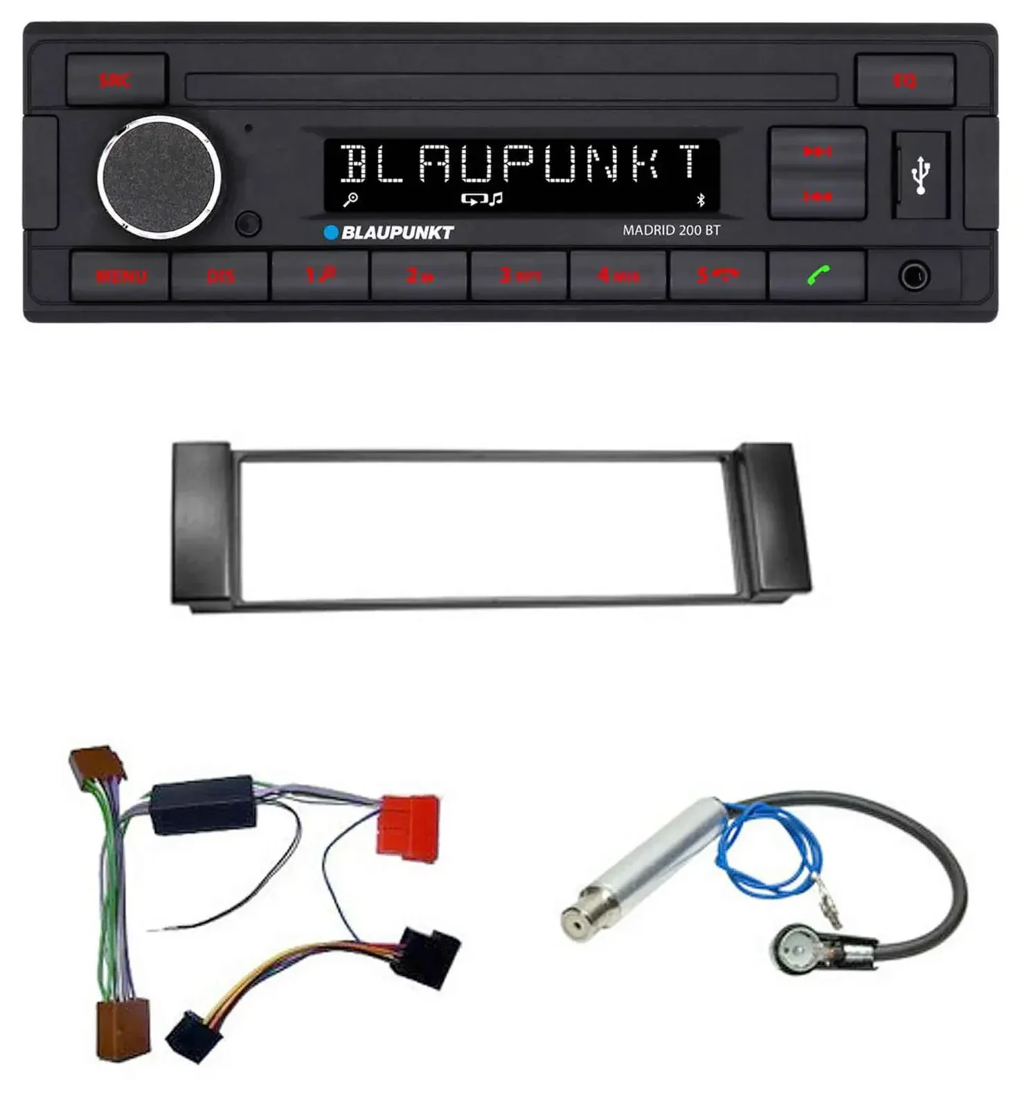 Blaupunkt USB AUX Bluetooth MP3 Autoradio für Audi A3 8L 00-03 A6 C5 00-04 Aktiv