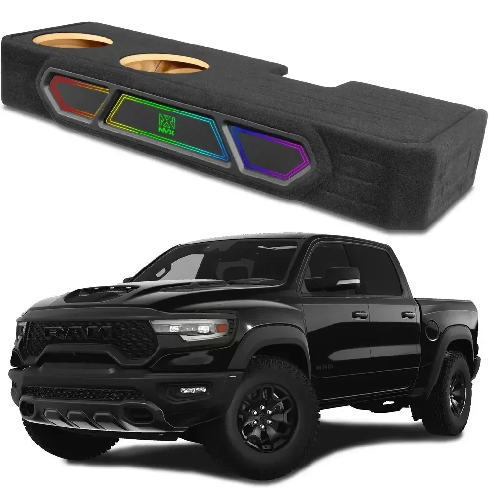 Сабвуферный корпус NVX BOOST Box BE-RAM-19CC-S210 Custom Fit для RAM Crew Cab (2019+)
