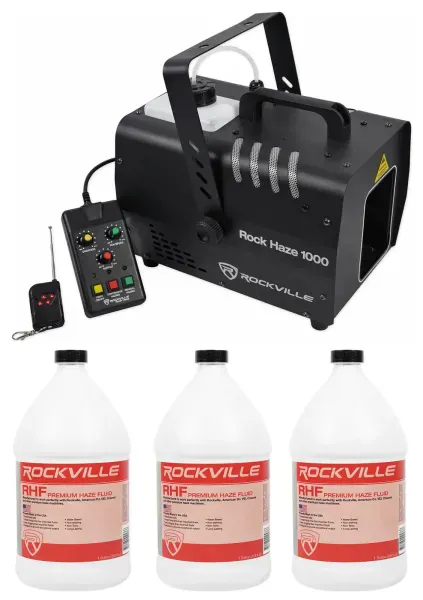 Генератор тумана Rockville ROCKHAZE 1000 CFM DMX с жидкостью