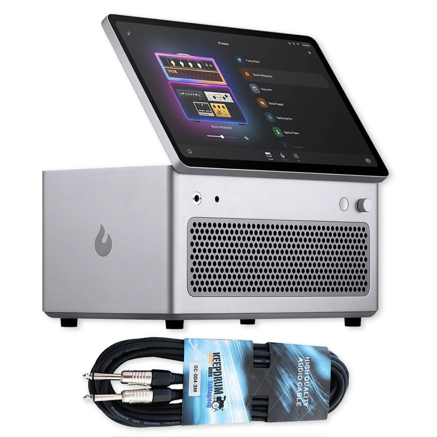 Lava Studio E-Gitarren Modeling Verstärker All-in-One System mit keepdrum Kabel